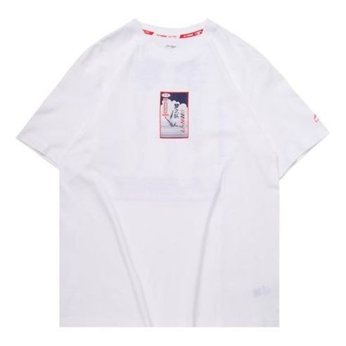 Li-Ning Athletics Fashion Series Short Sleeve Tee - White - AHSQ455.3