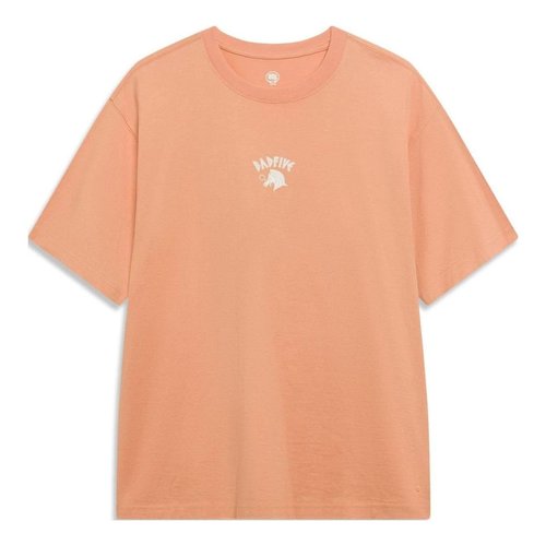 Li-Ning BadFive Force A Turnover Graphic T-shirt - Orange/White - AHST285.6