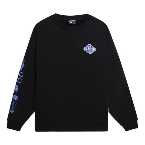 Li-Ning BadFive Graphic Sweatshirt - Black/Multi-Color - AWDSC01.3
