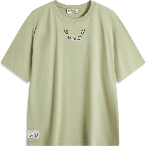Li-Ning BadFive Graphic T-shirt - Green - AHSU903.3