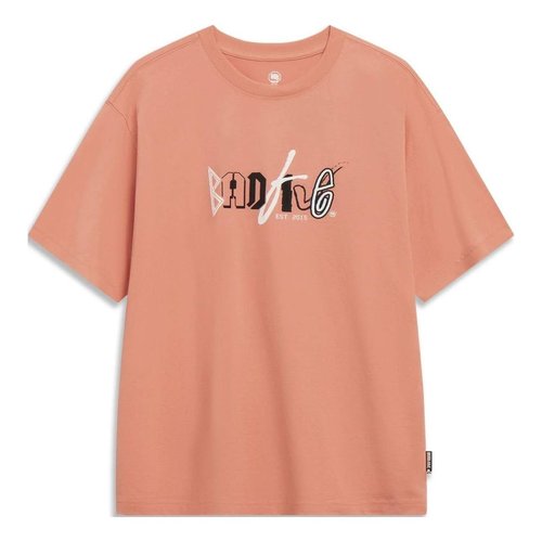 Li-Ning BadFive Graphic T-shirt - Orange - AHST283.7