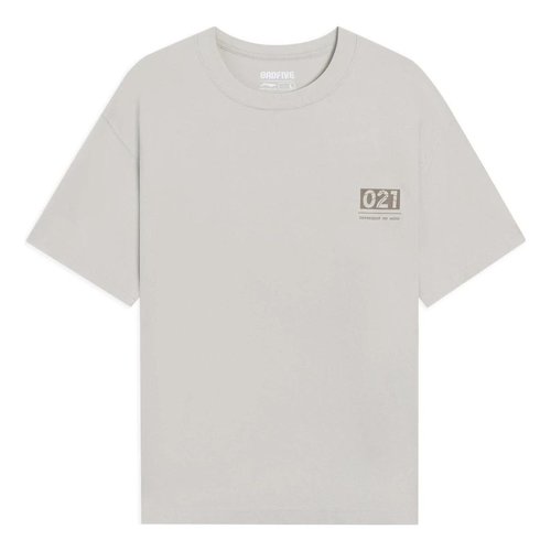 Li-Ning BadFive Hood Graphic Shanghai City Limited T-shirt - Grey - AHSSB05.1