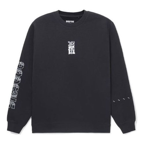 Li-Ning BADFIVE Sports Basketball Round Neck Pullover - Black - AWDS135.4