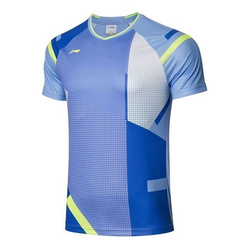 Li-Ning Badminton Training T-shirt - Blue - AAYR011.4