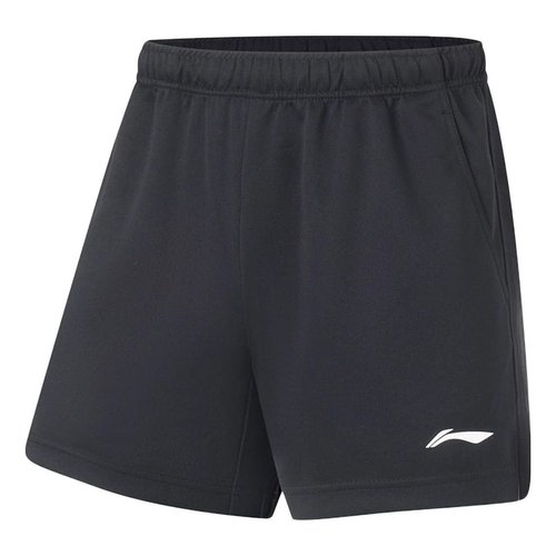 Li-Ning Basic Badminton Shorts - Black/White - AAPR379.6