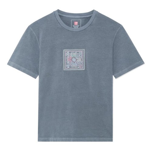 Li-Ning Box Logo T-shirt - Grey - AHSS144.1