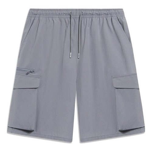Li-Ning Cargo Shorts - Shark Grey - AKST071.1