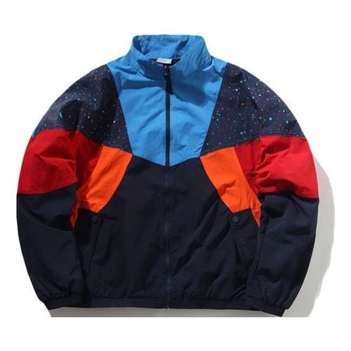 Li-Ning CF Series x Chenpeng Crossover New York Fashion Week Splash Ink Jacket Couple Style Jackets - Blue/Red/Orange - AFDP641.2