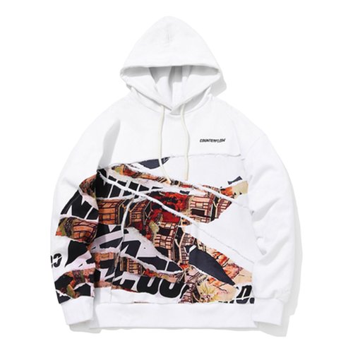 Li-Ning CF Series x Dunhuang Museum Crossover Pullover Couple Style - White - AWDQ676.1