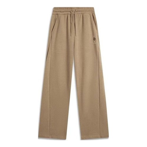Li-Ning Chinese Culture Loose Fit Knit Pants - Khaki - AKLT752.3