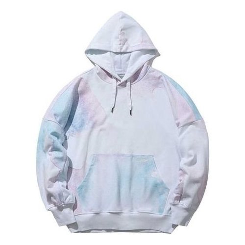 Li-Ning COUNTERFLOW x Chenpeng Crossover New York Fashion Week Series Pullover Hoodie - White/Blue/Purple - AWDP963.1