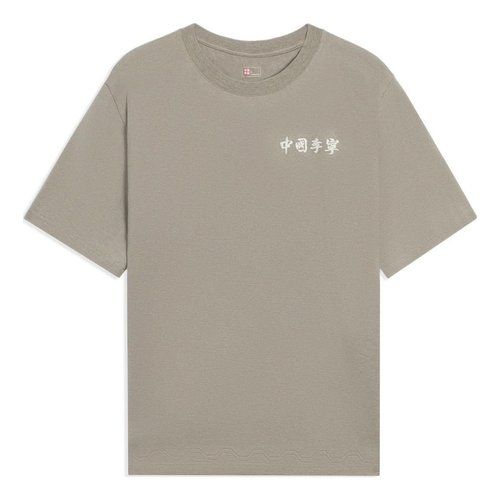 Li-Ning Embroidered T-shirt - Light Brown/Beige - AHSSB43.6