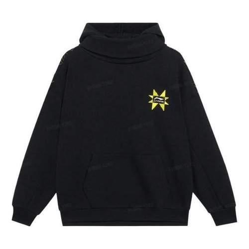 Li-Ning Graphic Hoodie - Black - AWDSD07.2