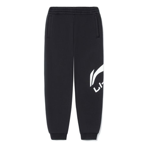 Li-Ning Graphic Joggers Sweatpants - Dark Grey/White - AKLSG51.3