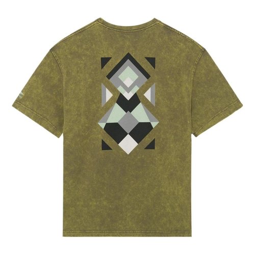 Li-Ning Graphic Pocket Loose Fit T-shirt - Olive Green - AHSS161.4
