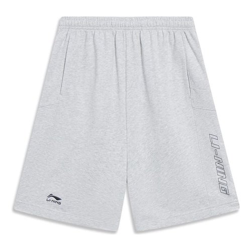 Li-Ning Graphic Straight Shorts - Grey - AKST073.3