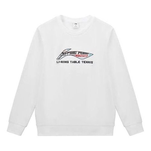 Li-Ning Graphic Table Tennis Sweatshirt - White/Multi-Color - AWDT281.1