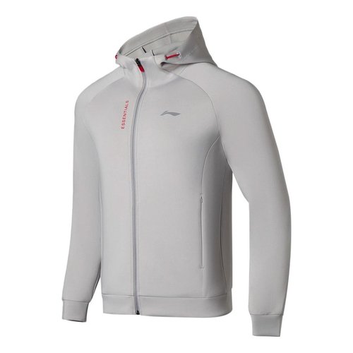 Li-Ning GYM Hooded Coat - Grey - AWDS791.4