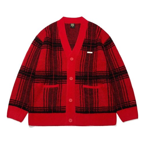 Li-Ning Lifestyle Checkerboard Jacket - Red - AMBT003.1