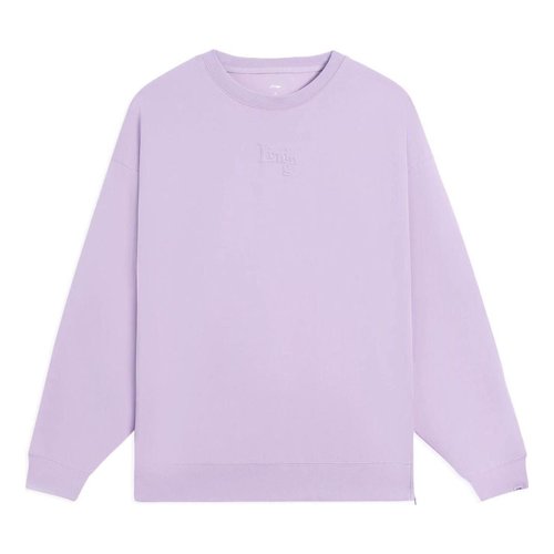 Li-Ning Lifestyle Classic Plain Sweatshirt - Purple - AWDS778.3