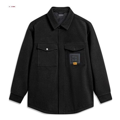 Li-Ning Lifestyle Long Sleeves Stretch Shirt - Black - AFDT695.1