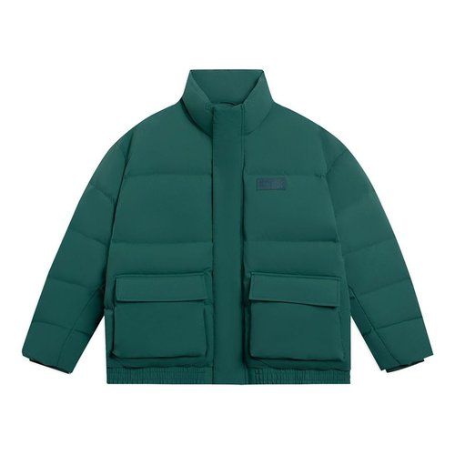 Li-Ning Logo Down Jacket - Green - AYMS387.4