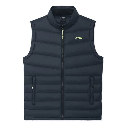 Li-Ning Logo Down Vest - Black - AMRS067.1