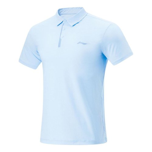Li-Ning Logo Quick-Drying Polo Shirt - Blue - APLU123.2