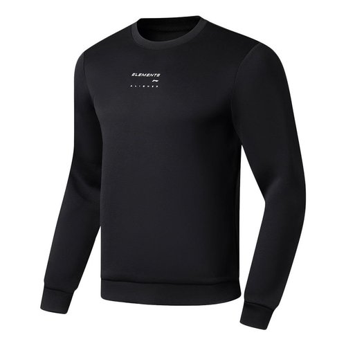 Li-Ning Logo Training Long Sleeve Sweatshirt - Black - AWDT035.1
