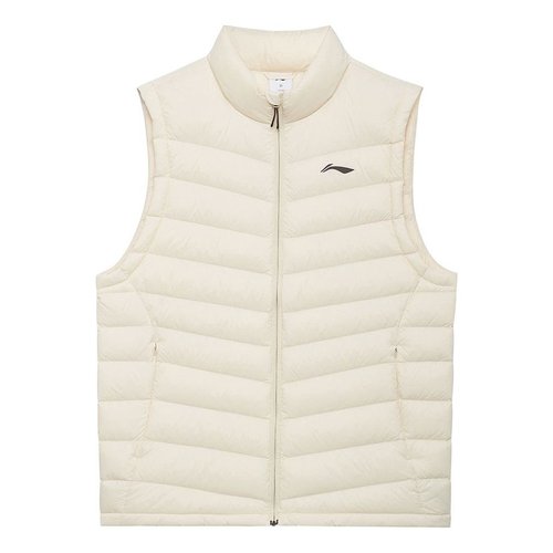 Li-Ning New Fitness Series Down Vest - White - AMRS005.2