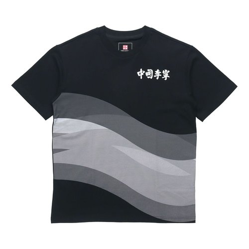 Li-Ning New York Fashion Week Series Printing Knit Tee - Black/Grey - AHSP591.1