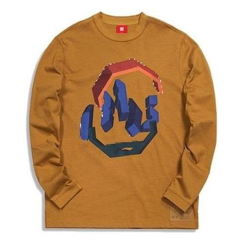 Li-Ning Paris Fashion Week FW20 Series Top - Tan/Blue/Orange - AHSQ565.3