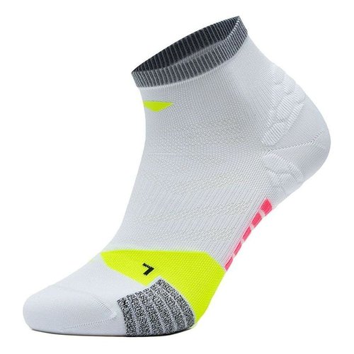 Li-Ning Running Short Socks - Grey/Neon Yellow/Black - AWST101.4