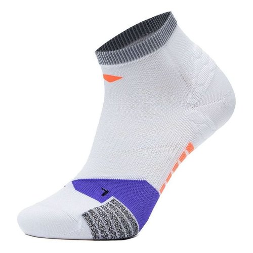 Li-Ning Running Short Socks - White/Purple/Black - AWST101.5