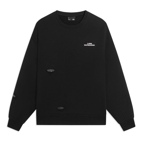 Li-Ning Skateboarding Graphic Sweatshirt - Black - AWDSB11.3