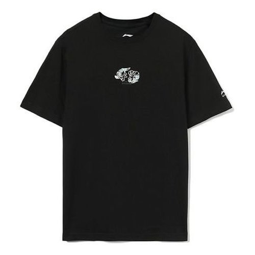 Li-Ning Small Graphic T-shirt - Black/Multi-Color - AHSR517.2