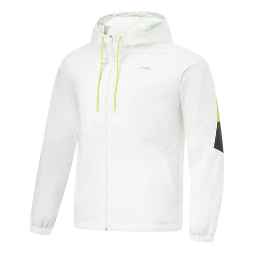 Li-Ning Training Series Hooded Jacket - White/Black - AFDT411.5