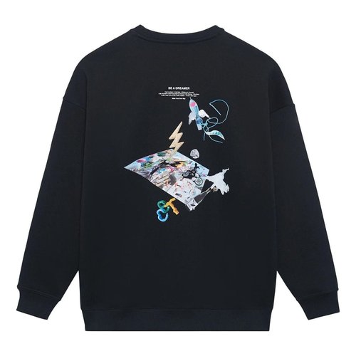 Li-Ning Way of Wade Be The Dreamer Graphic Sweatshirt - Black/Multi-Color - AWDSI39.1