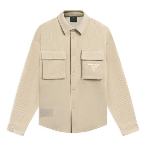 Li-Ning Way of Wade Graphic Corduroy Jacket - Creamy Brown - AFDSB25.3