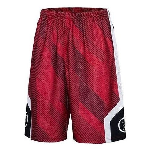 Li-Ning Way of Wade Logo Basketball Shorts - Red - AAPP281.2