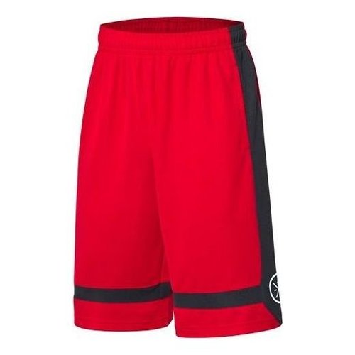 Li-Ning Way of Wade Logo Color Block Basketball Shorts - Red/Black/White - AAPQ235.3