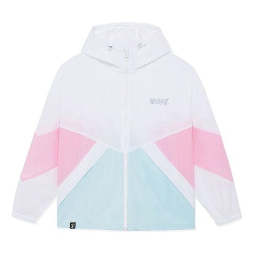 Li-Ning Way of Wade Logo Color Block Hooded Jacket - White/Blue/Pink - AFDSC41.3
