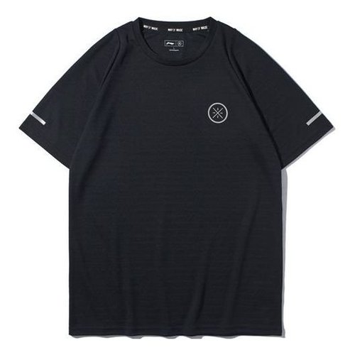 Li-Ning Way of Wade Logo T-shirt - Black - AHSP447.1