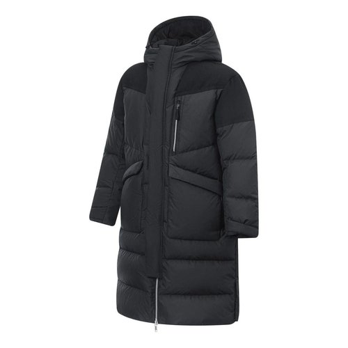 Li-Ning Winter Warm Long Down Jacket - Black - AYMT069.1
