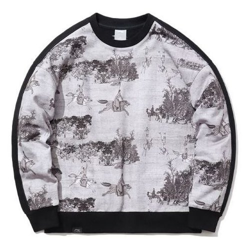 Li-Ning x Crossover Pullover - White/Black - AWDPD31.2