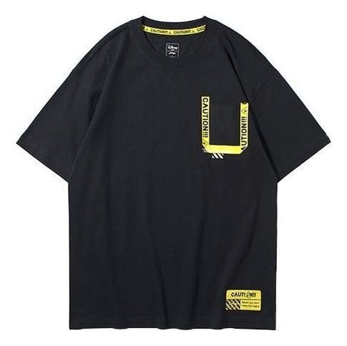Li-Ning x Disney Crossover Short Sleeve Loose Tee - Black/Yellow/White - AHSP069.2
