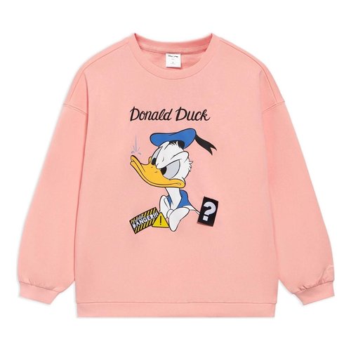 Li-Ning x Disney Donald Duck Graphic Sweatshirt - Pink - AWDS596.3