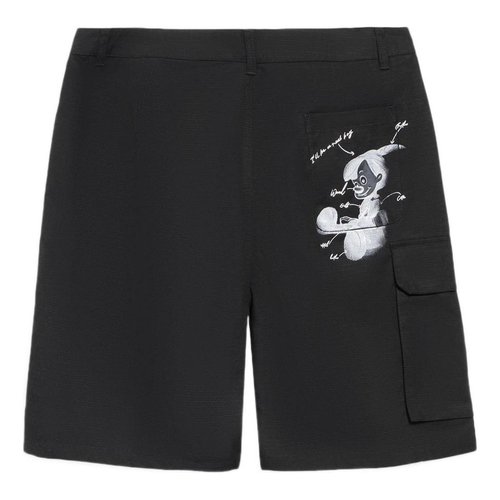 Li-Ning x Disney Graphic Print Shorts - Black/White - AKSS431.2