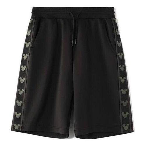 Li-Ning x Disney Graphic Striped Shorts - Black/Grey - AKSR531.5