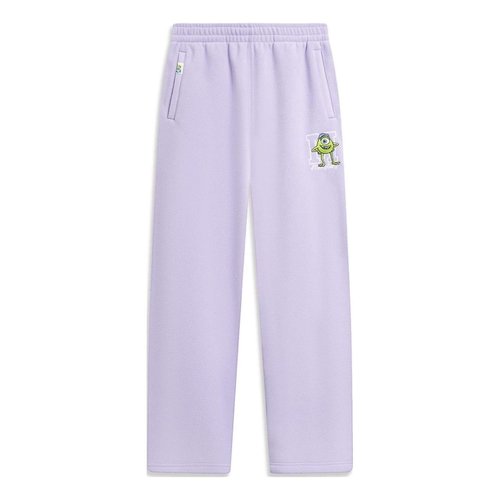 Li-Ning x Disney Monster University Graphic Fleece Sweatpants - Light Purple - AKLT818.2
